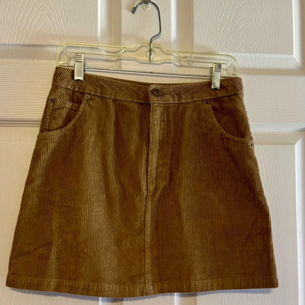 VANS Women's Ground Work Cord Mini Skirt size 26 - Picture 3 of 8